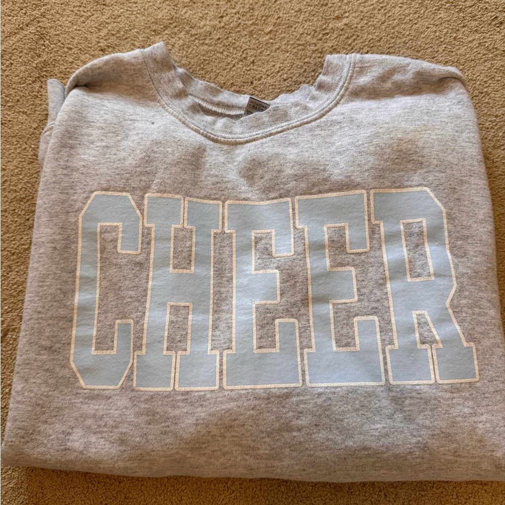 Gray Cheer Kids Sweatshirt